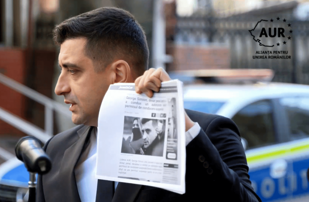 George Simion, președintele AUR: Toate dosarele mele de poliție politică au fost clasate – 60m.ro