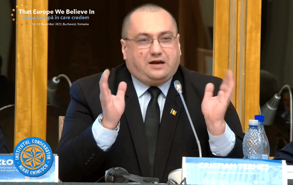 Cristian Terheș, la conferința ”Acea Europă în care credem”: UE șterge moștenirea noastră iudeo-creștină și o înlocuiește cu ideologiile minorităților – 60m.ro