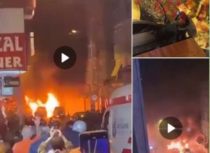 Video. O nouă explozie în Istanbul. Trei mașini sunt în flăcări