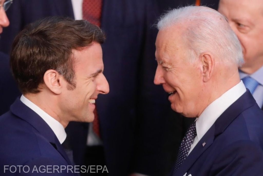 Pentru ce caută Macron ajutor la Washington? Președintele francez urmează să fie primit de Biden la Casa Albă