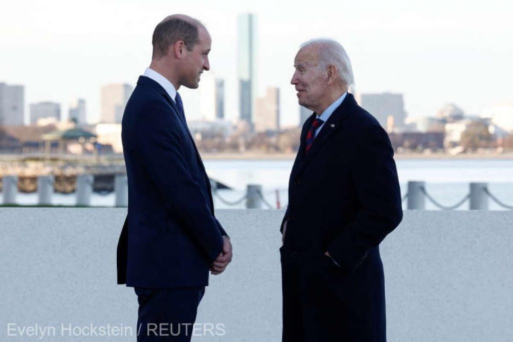 Preşedintele Joe Biden şi prinţul William al Marii Britanii au discutat despre schimbările climatice