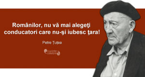 Claudiu Târziu(AUR): Țuțea este efigia unei lumi românești reper pentru noi, cei de azi; efigia unei epoci în care exista o ierarhie firească a valorilor și în care elitele aveau idealuri naționale, pe care le slujeau – 60m.ro