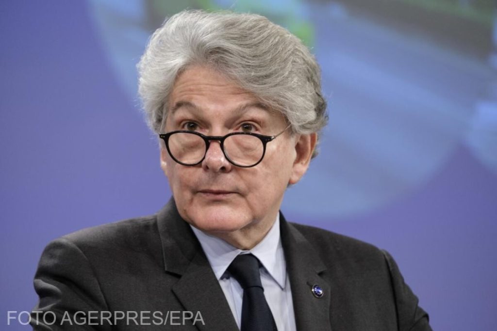 Comisarul european Thierry Breton și-a anulat participarea la summitul UE-SUA
