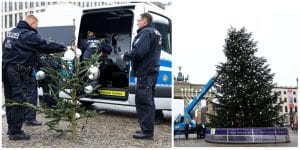 Brad de Crăciun ”decapitat” de către două activiste pentru mediu din Germania