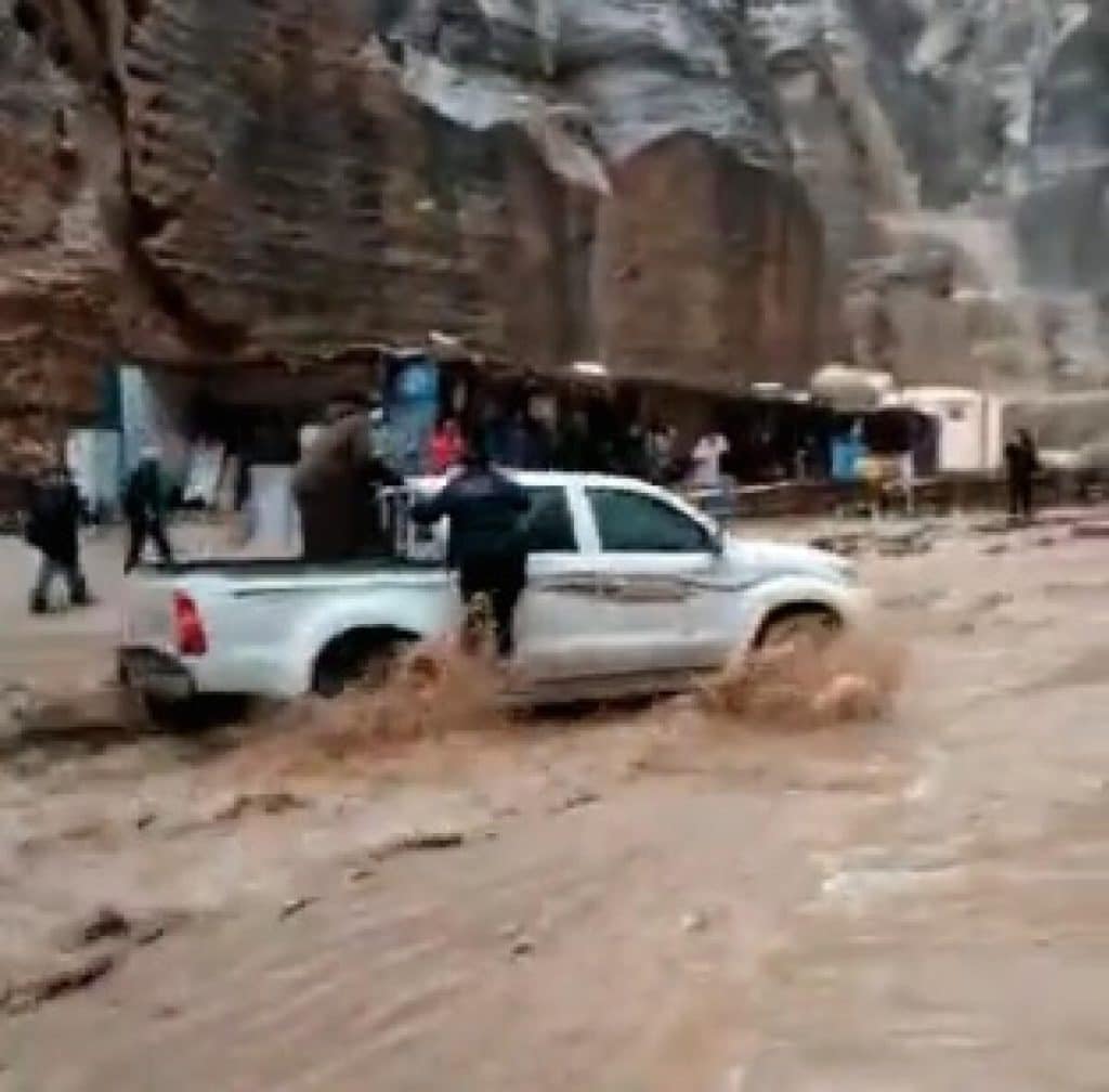 Petra, inundată în urma ploilor din ultimele zile-Video