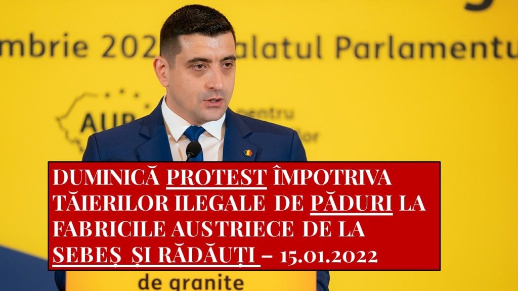 Păduri. Duminică sunt proteste la fabricile austriece din Sebeș și Rădăuți. Opriți tăierile ilegale de păduri – 4media.info