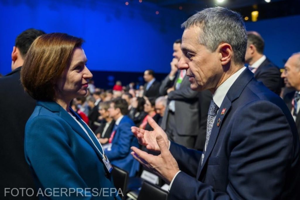 Maia Sandu cere la Davos sisteme antiaeriene şi ajutor financiar pentru Republica Moldova