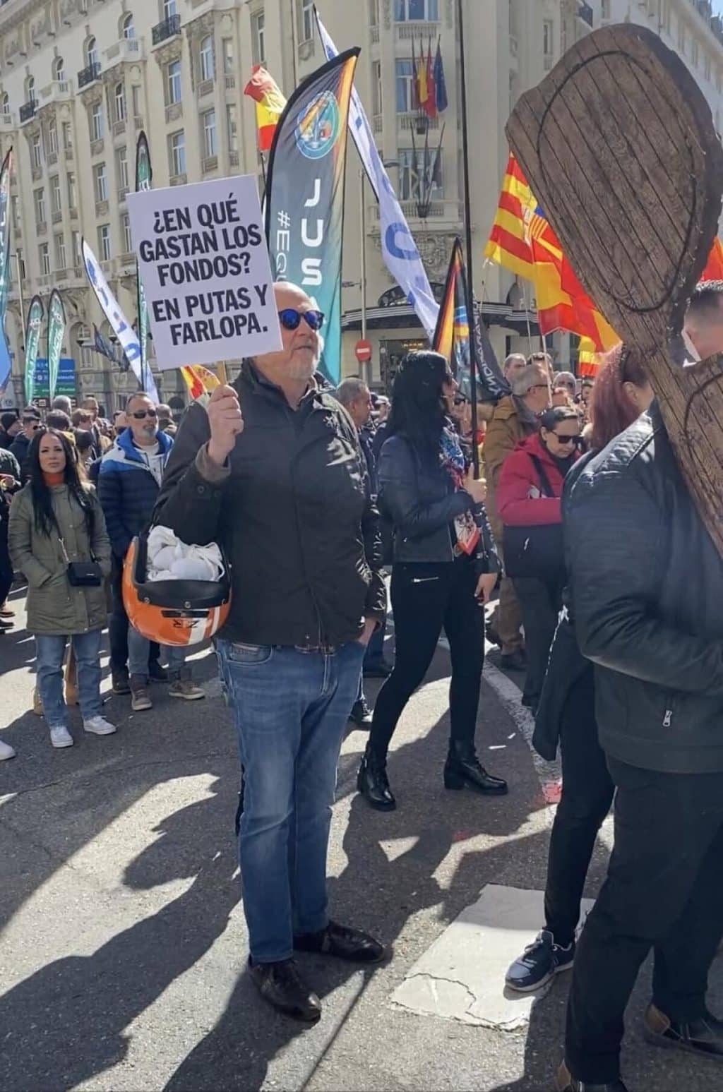 Protest masiv în Madrid. Mii de poliţişti sunt în stradă
