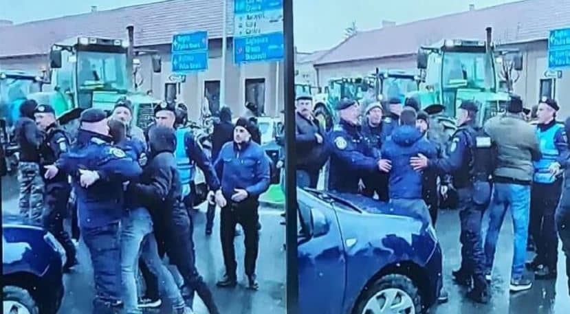Bode și-a asmuțit milițienii asupra fermierilor care protestează în Vama Nădlac – 60m.ro