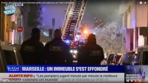 Explozie la Marsilia. O clădire de patru etaje s-a prăbușit. Pompierii caută supraviețuitori sub dărâmături