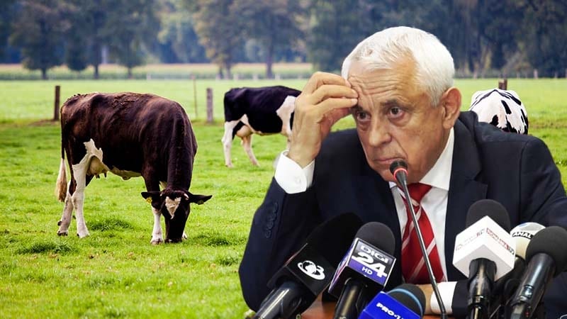 Laptele costă 10 lei la raft, în timp ce producătorii primesc 2 lei. Petre Daea, acum, a aflat – 60m.ro