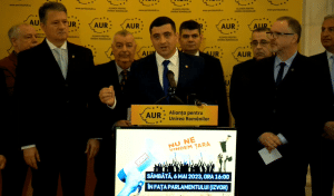 George Simion cheamă românii în stradă pe 6 mai: Prin PLX 143 se pregătește privatizarea Hidroelectrica, Romsilva, Salrom și a celorlalte 237 de regii autonome de stat – 60m.ro