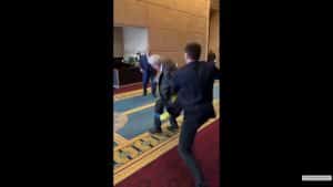 Un delegat ucrainean a lovit un oficial rus cu pumnul la o întâlnire a ţărilor din jurul Mării Negre, de la Ankara – video