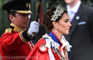 Detalii neștiute despre ținuta spectaculoasă pe care Kate Middleton a purtat-o la încoronare