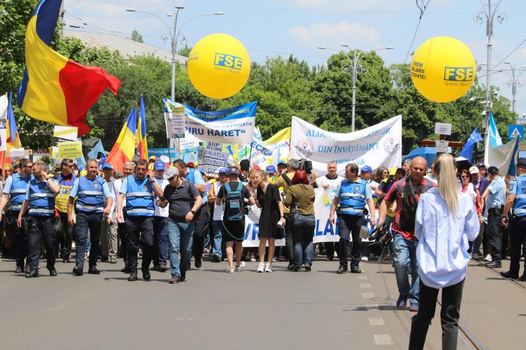 A treia săptămână de grevă generală în învățământ: Joi va avea loc o mare manifestație pe traseul Piața Victoriei – Palatul Cotroceni – 60m.ro