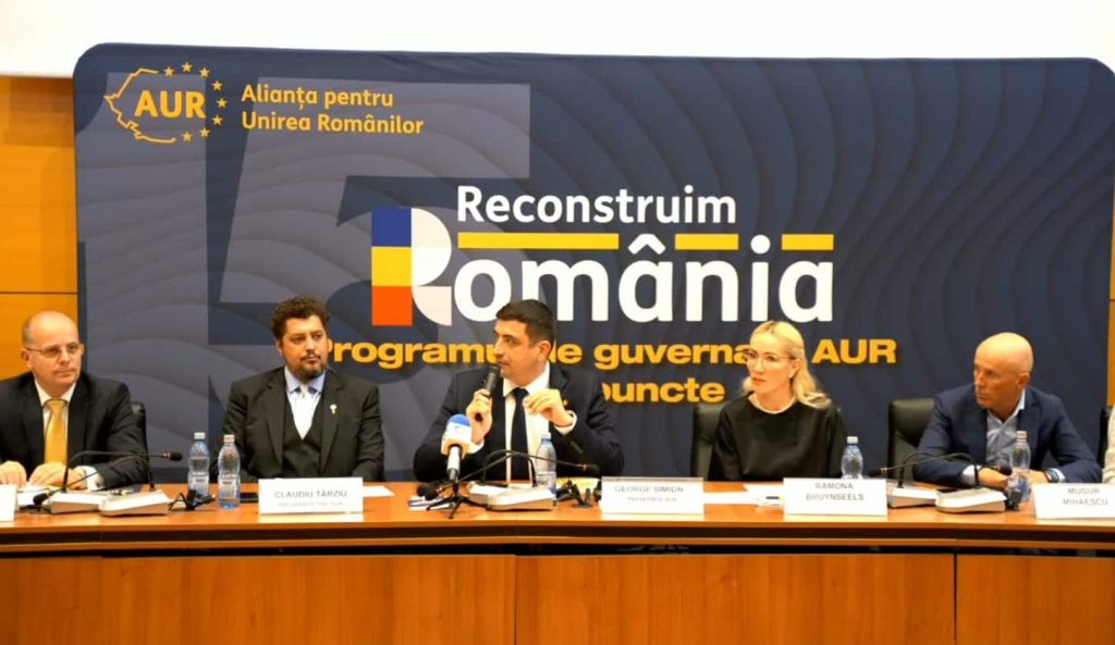 George Simion, președintele AUR: Cei 33 de ani negri ai postdecembrismului sunt o filă de istorie urâtă pentru poporul român – 60m.ro