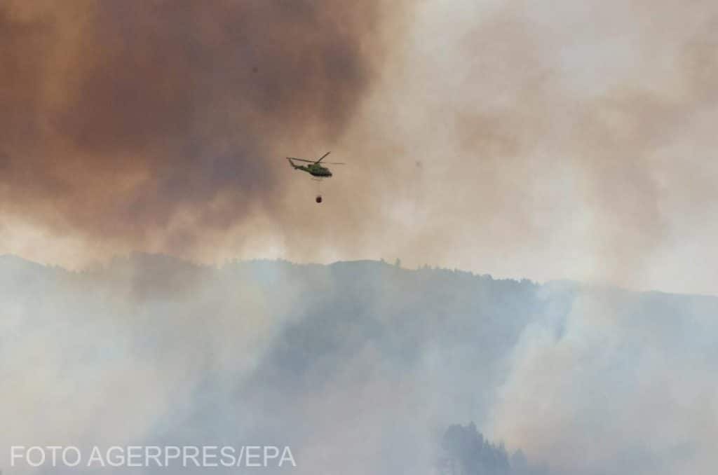 Incendiu pe insula La Palma, din Spania. Mii de persoane au fost evacuate