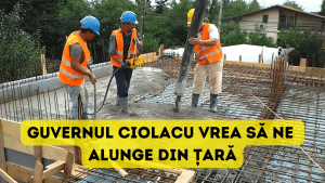 Angajații din construcții protestează în Piața Victoriei: PSD și PNL vor să ne alunge din țară – 60m.ro
