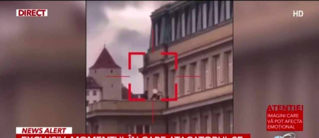 Primele imagini David Kozak, atacatorul de la Praga, în timp ce se pregătea să deschidă focul – Foto / Video