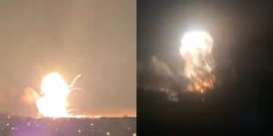 Explozie de proporții. Ucraina susține că a distrus o navă rusească în Marea Neagră / video