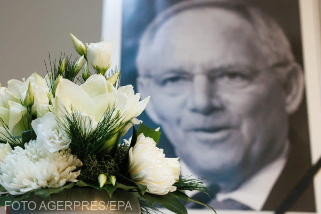 Wolfgang Schaeuble, figură importantă în reunificarea Germaniei, a murit la vârsta de 81 de ani