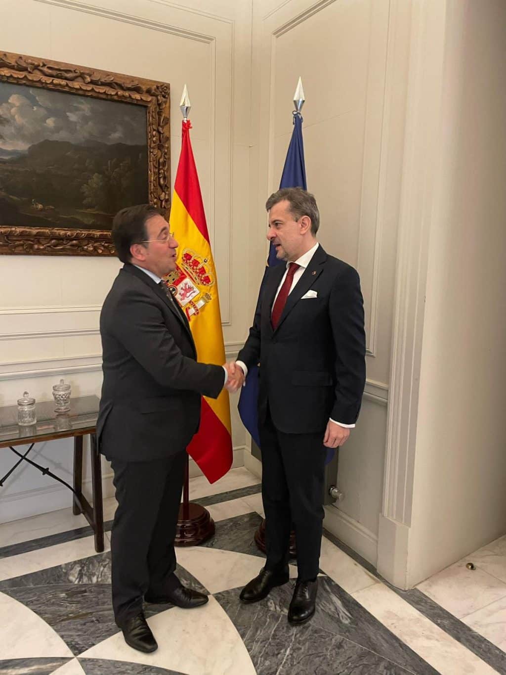 George Bologan, vizită de rămas-bun, cu prilejul încheierii misiunii sale în Spania