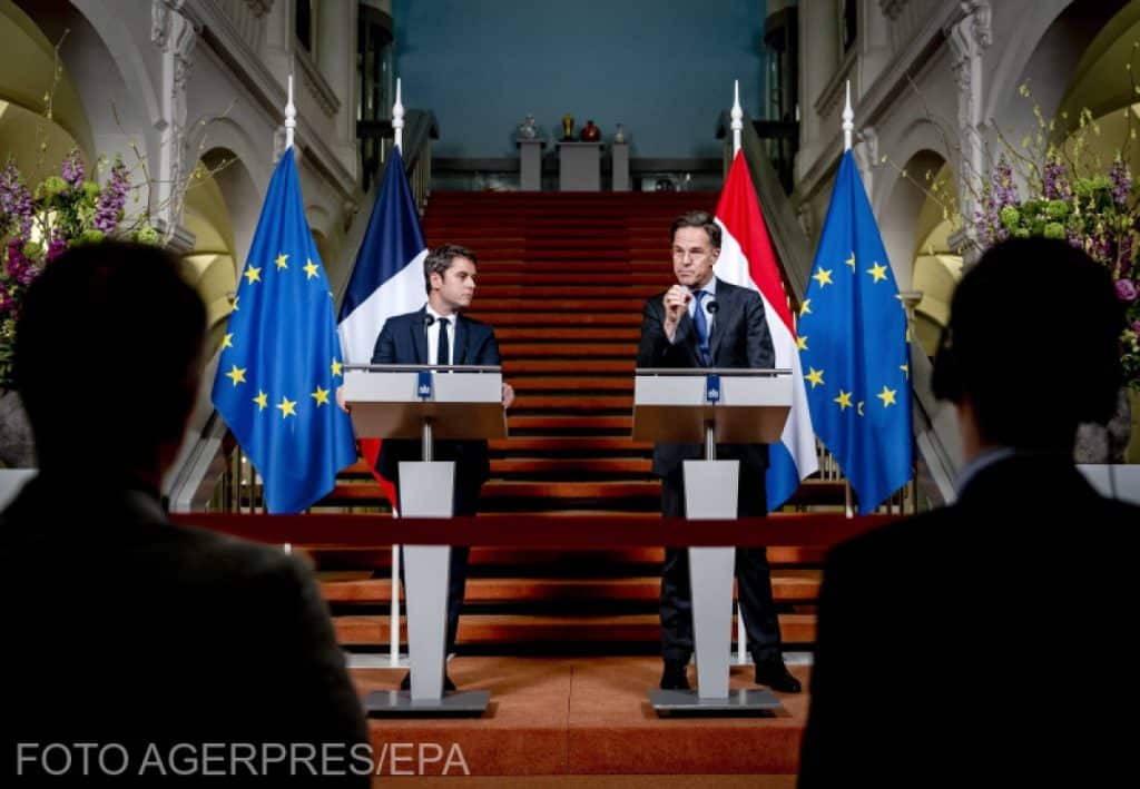 Mark Rutte este susținut de Franța pentru numirea la conducerea NATO