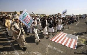 Drone houthi doborâte după un atac „pe scară largă” – în timp ce o navă umanitară se pregătește să plece din Cipru spre Gaza