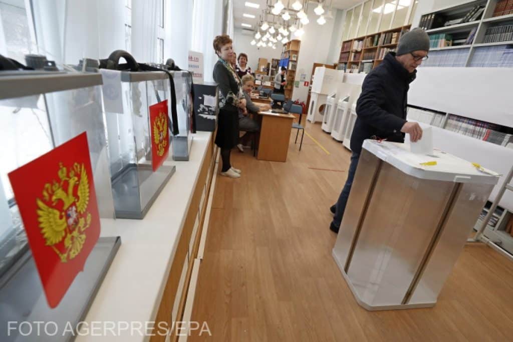 Atac la Moscova, în ultima zi a votului. Kremlinul acuză Ucraina de sabotarea alegerilor