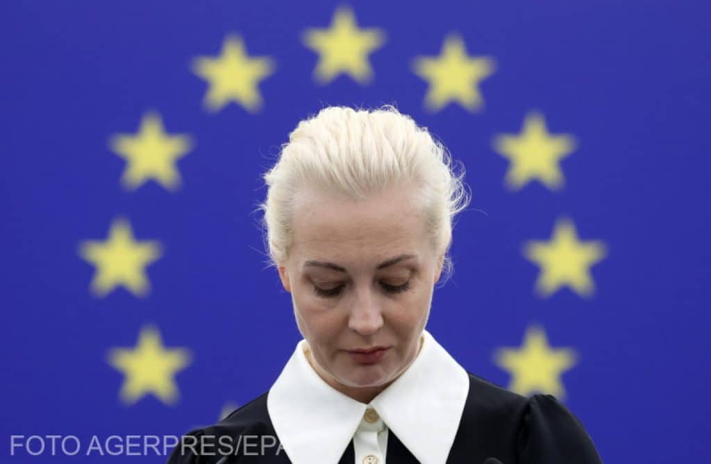 Văduva lui Navalnîi a protestat împotriva lui Putin la Berlin. Chirieac: Face bine că nu se duce în Rusia
