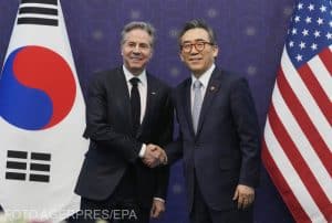 Coreea de Nord lansează rachete balistice în timp ce secretarul de stat american Antony Blinken vizitează Seulul
