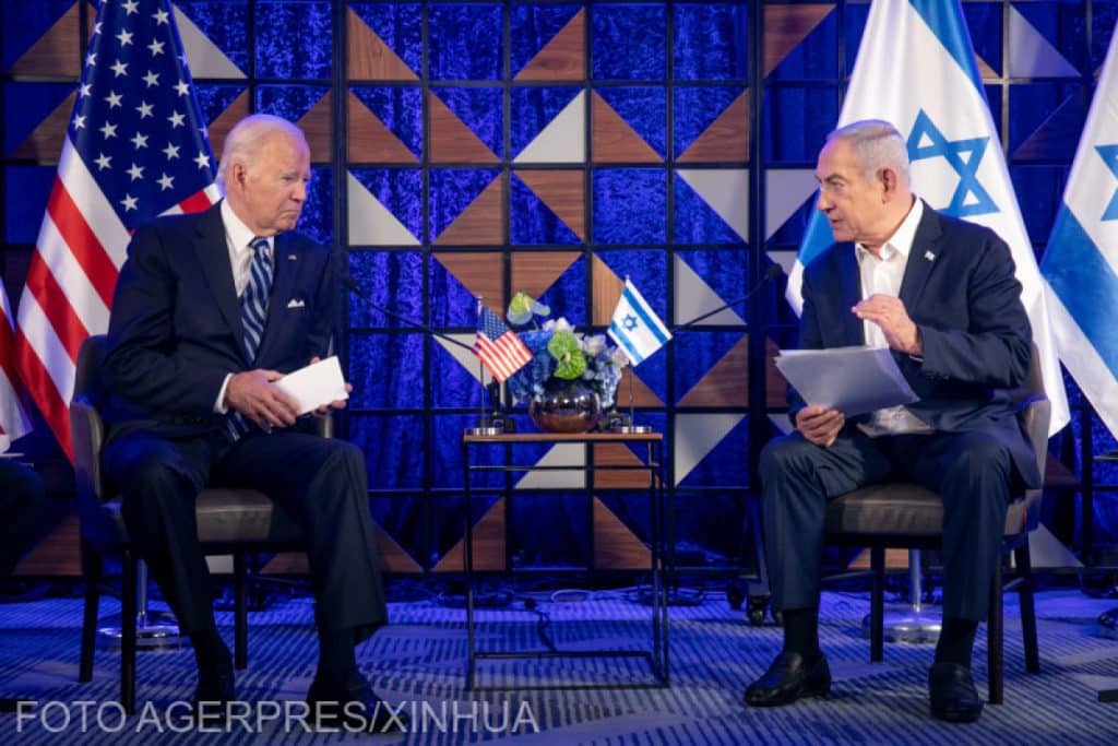 Biden și Netanyahu poartă prima convorbire telefonică din ultima lună, pe fondul avertismentelor de „foamete iminentă” în Gaza