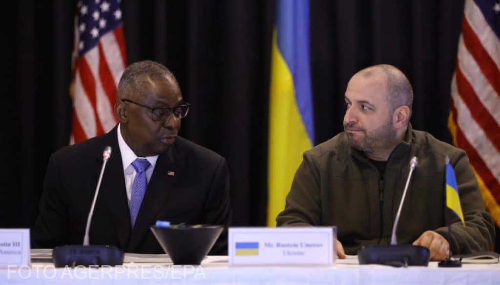 Statele Unite nu vor lăsa Ucraina să eșueze, asigură secretarul Lloyd Austin. Fond nou de 5 miliarde de euro – FOTO