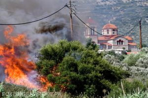 Nivel de alertă ridicat în Grecia pentru incendii de pădure