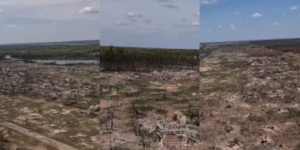 Satul Krynky din Ucraina a fost ras de pe fața Pământului. Soldații Kievului continuă să reziste pe malul stâng al Niprului, printre ruine / video