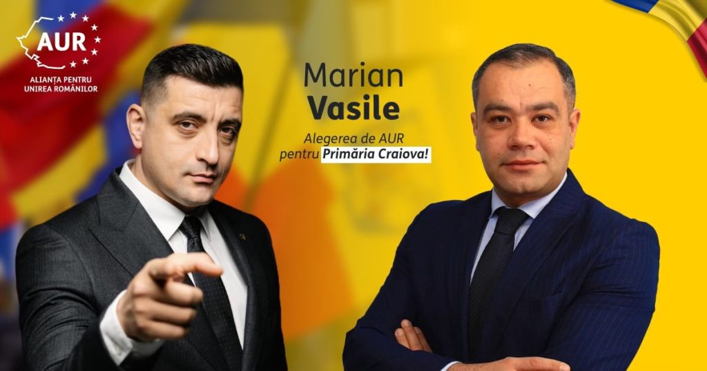 Marian Vasile, candidatul AUR la primăria Craiova: Olguța, sapa și bordura! Doamna Vasilescu a pus prima bordură la temelia Spitalului Regional – 60m.ro