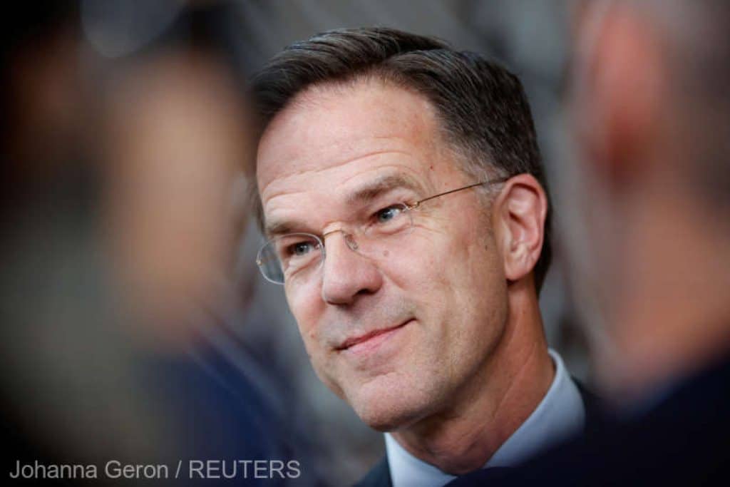 Mark Rutte are susținerea Turciei pentru postul de secretar general al NATO