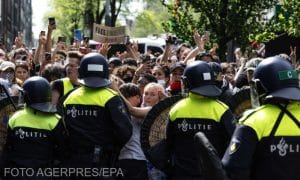 Protest pro-Palestina la Universitatea din Amsterdam. Forțele de ordine au intervenit – FOTO