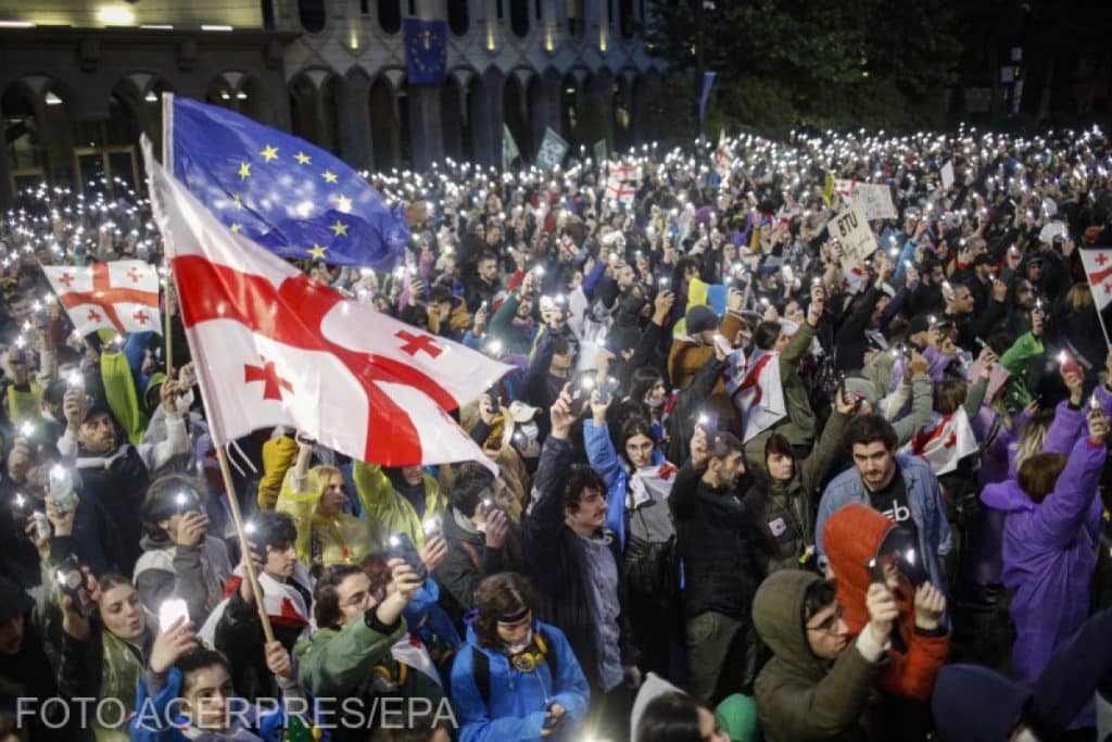 Președintele Georgiei a respins un proiect de lege „agenți străini” care a divizat țara. A numit-o „rusească în spirit și esență”