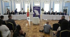 Moment istoric la Chișinău. 12 partide au semnat Pactul pentru Europa, similar celui de la Snagov. Ambasadorul României a fost prezent la eveniment / video