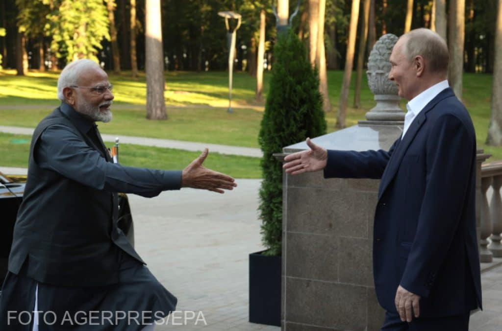 Președintele Zelenski îl critică pe premierul Modi pentru îmbrățișarea președintelui Putin – VIDEO