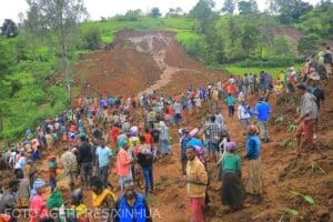 Alunecare de teren mortală în Etiopia. Peste 200 de persoane ucise – VIDEO