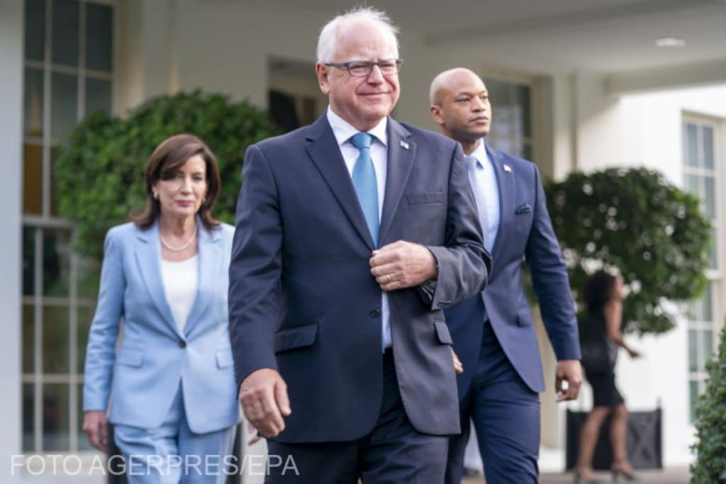 Alegeri prezidențiale SUA. Tim Walz, ales de Kamala Harris drept candidat la funcția de vicepreședinte