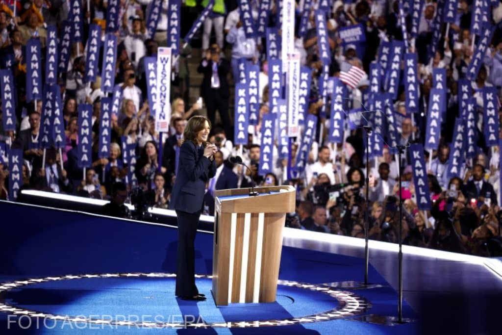 Kamala Harris a acceptat nominalizarea democraților pentru candidatura la președinția SUA. Ce mesaj a transmis
