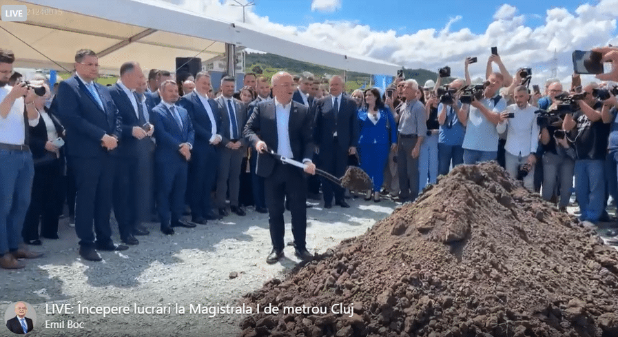 Bufonul a rămas cu lopata! Finanțarea metroului din Cluj-Napoca, prin PNRR, întreruptă – 60m.ro