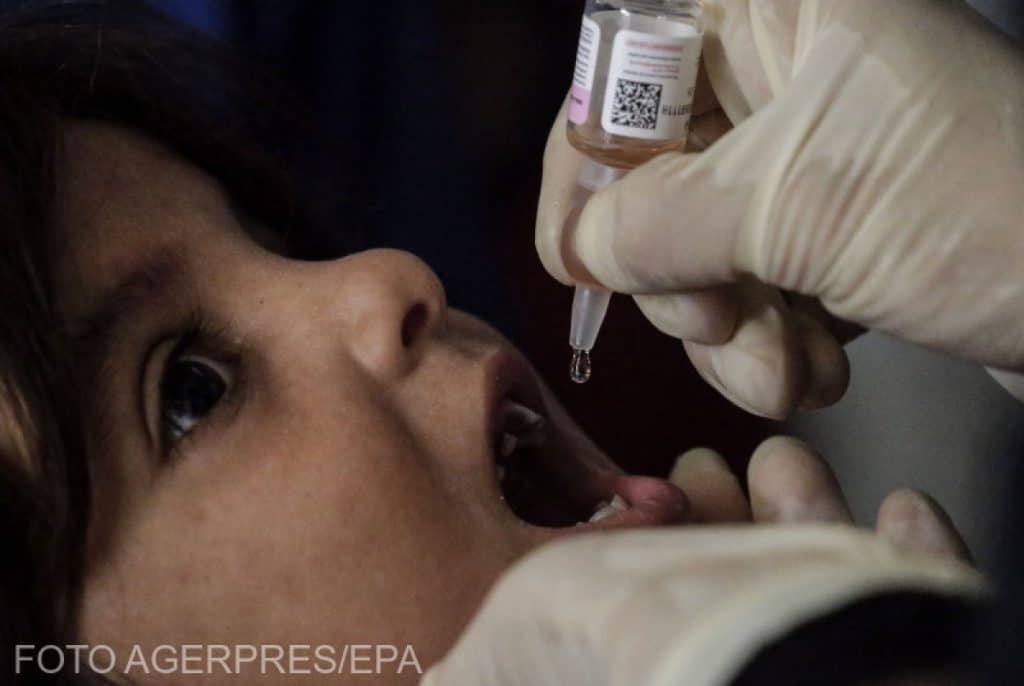 Au fost vaccinați 189000 de copii în prima fază a campaniei de vaccinare împotriva poliomielitei din Gaza