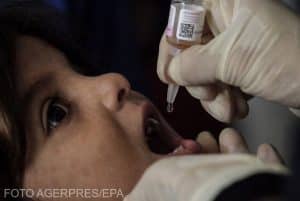 Au fost vaccinați 189000 de copii în prima fază a campaniei de vaccinare împotriva poliomielitei din Gaza