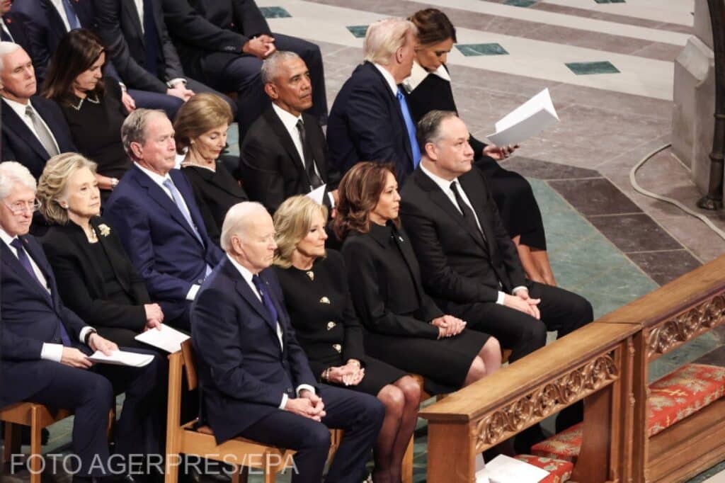 Funeraliile fostului preşedinte Jimmy Carter în imagini. Trump, Biden, Obama, Harris, prezenți – FOTO / VIDEO
