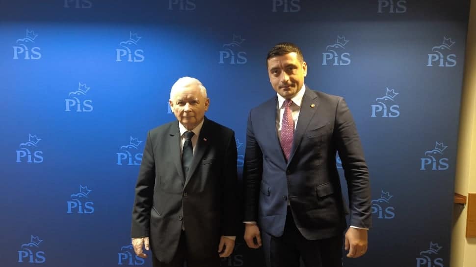 George Simion, liderul suveraniștilor, vizită de ultimă oră în Polonia – 60m.ro