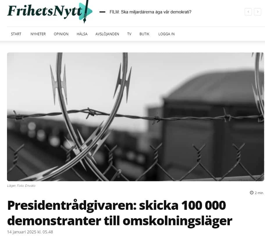 Presa din Suedia, șocată de Iulian Chifu: ”Consilier prezidențial: trimiteți 100.000 de protestatari în lagăre de reeducare” – 60m.ro